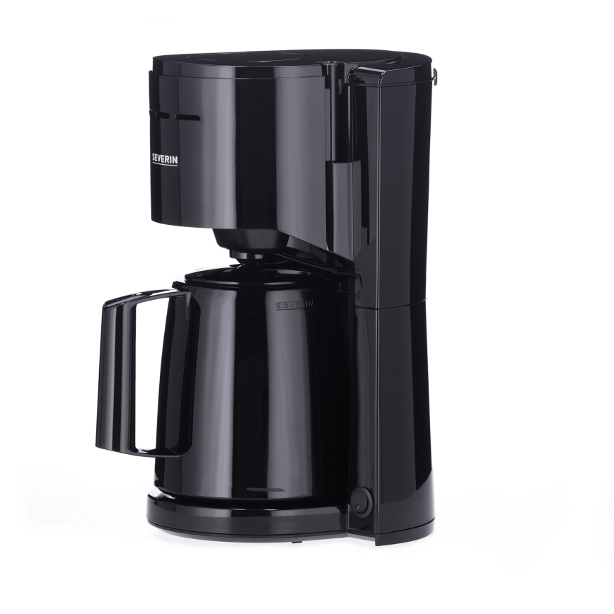 Severin KA 9306 - Kohvimasin termokannuga 1 l 1000W/230V must