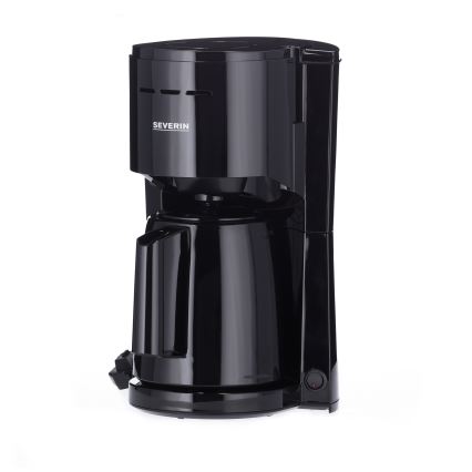 Severin KA 9306 - Kohvimasin termokannuga 1 l 1000W/230V must