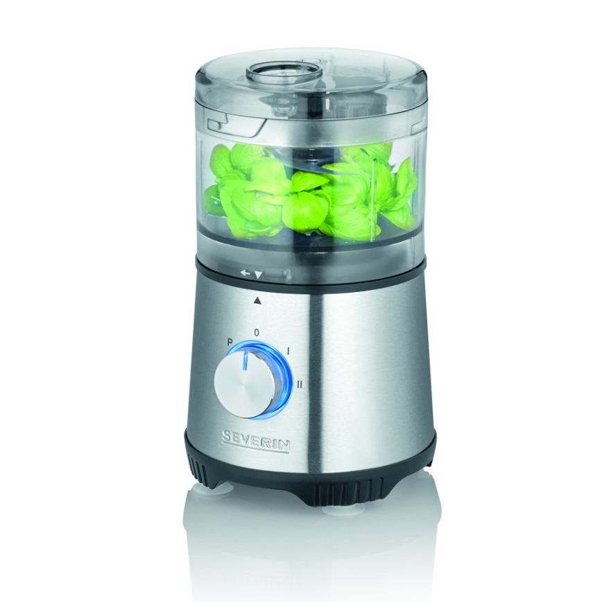 Severin KM 3865 - toiduhakkija 400W/230V roostevaba teras/must