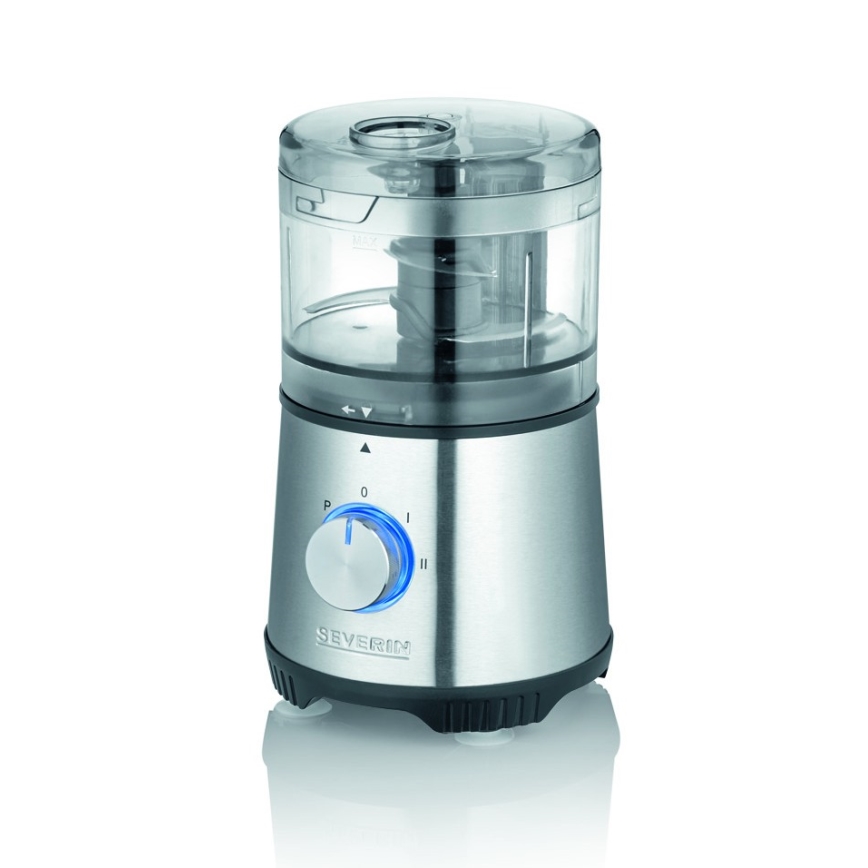 Severin KM 3865 - toiduhakkija 400W/230V roostevaba teras/must