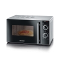 Severin MW 7771 - Mikrolaineahi grilliga 700W/230V 20 l must