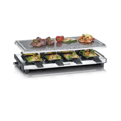Severin RG 2374 - Raclette-grill laavakiviga 1500W/230V