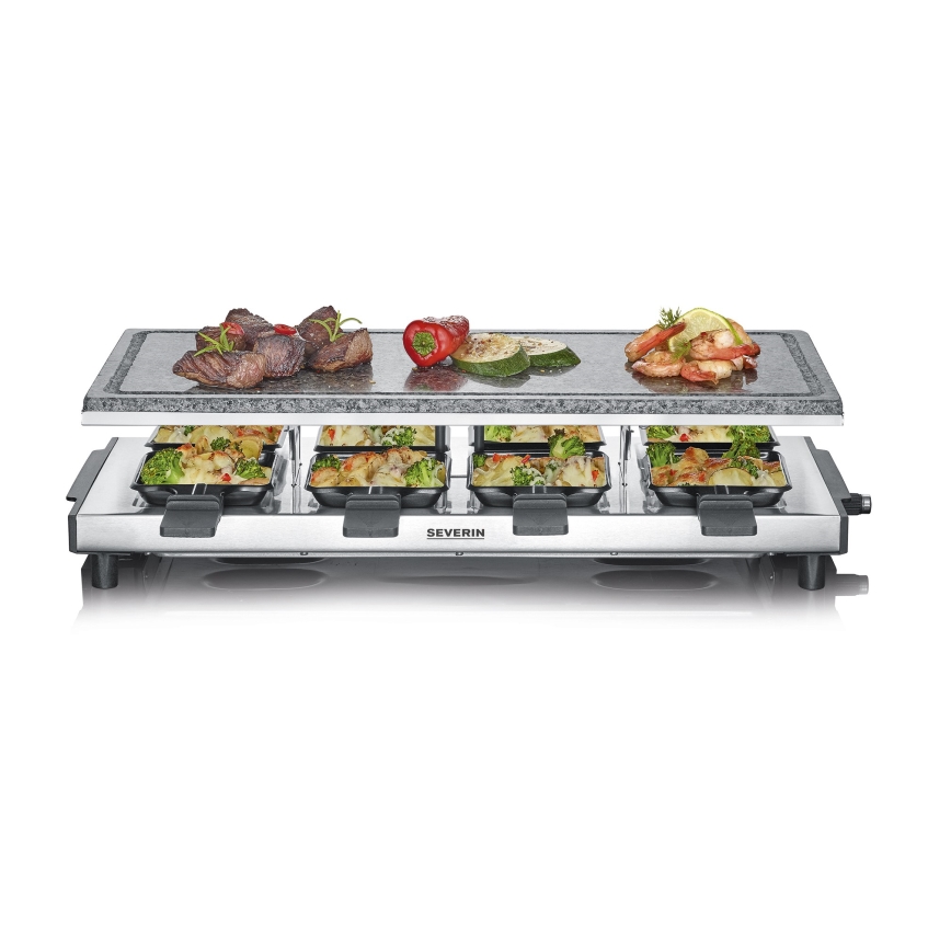 Severin RG 2374 - Raclette-grill laavakiviga 1500W/230V