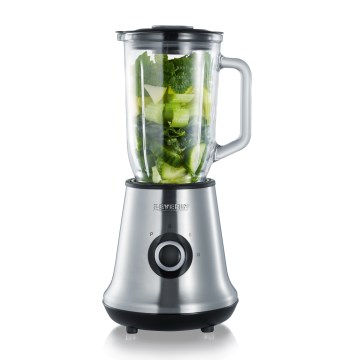 Severin SM 3737 - Lauablender 1 l 500 W/230 V roostevaba teras/must