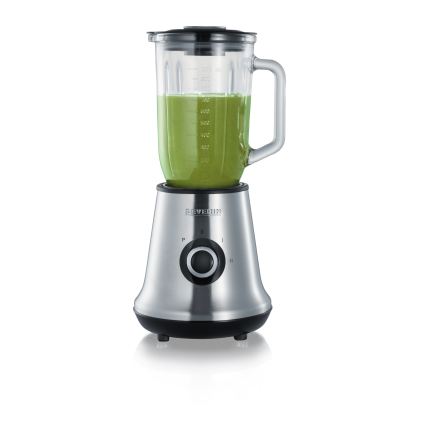 Severin SM 3737 - Lauablender 1 l 500 W/230 V roostevaba teras/must