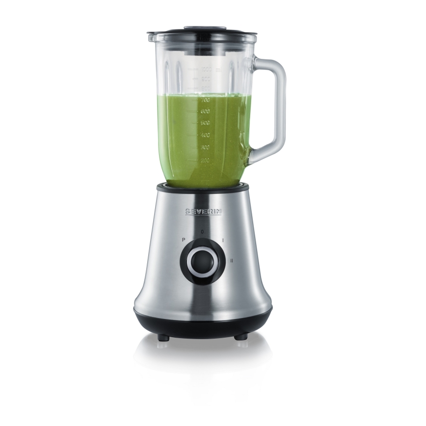 Severin SM 3737 - Lauablender 1 l 500 W/230 V roostevaba teras/must
