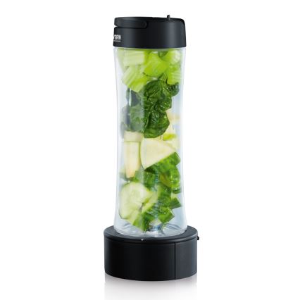 Severin SM 3737 - Lauablender 1 l 500 W/230 V roostevaba teras/must