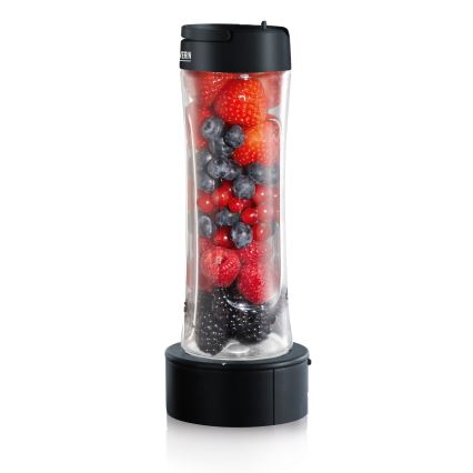 Severin SM 3737 - Lauablender 1 l 500 W/230 V roostevaba teras/must