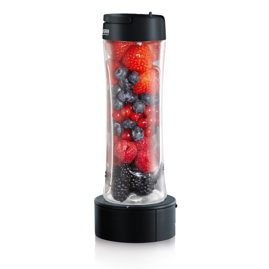 Severin SM 3737 - Lauablender 1 l 500 W/230 V roostevaba teras/must