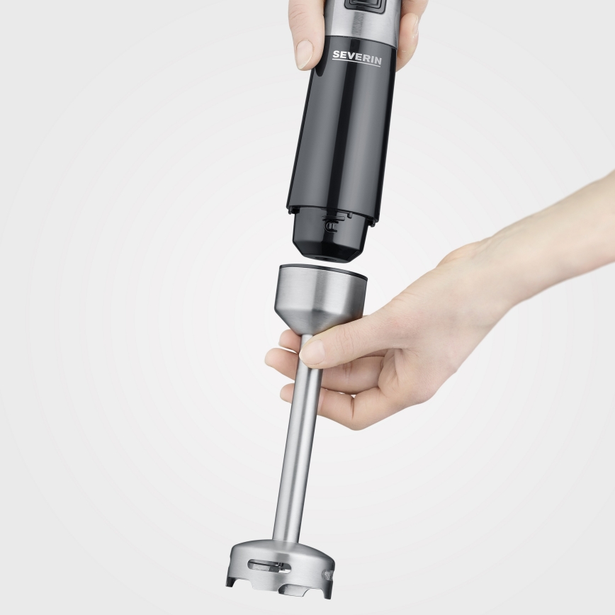 Severin SM 3771 - Saumikser 600W/230V roostevaba teras/must