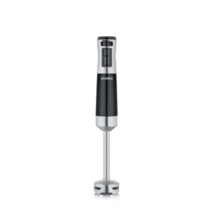 Severin SM 3772 - Käeshoitav blender komplektiga 600W/230V roostevaba teras/must