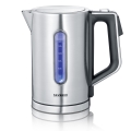 Severin WK 3418 - kiire kuumutusega elektriline veekeetja 1,7 l 3000W/230V roostevaba teras/must
