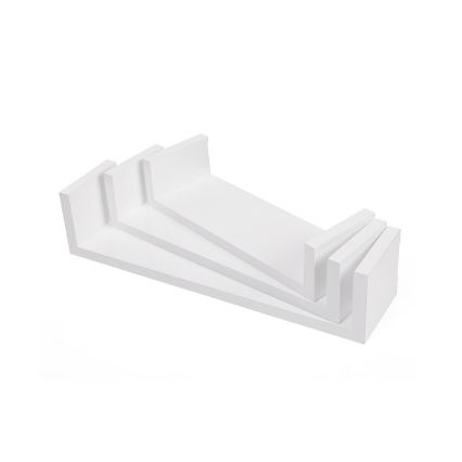 SHELFY 3‑osaline seinariiulite komplekt, valge