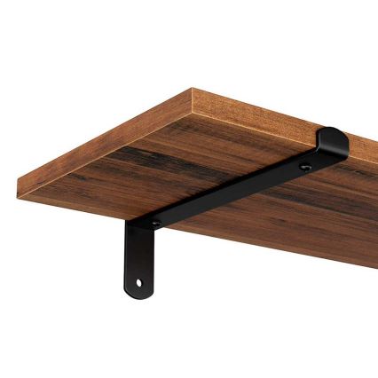 SHELFY seinariiulide komplekt, 2 tk, pruun/must