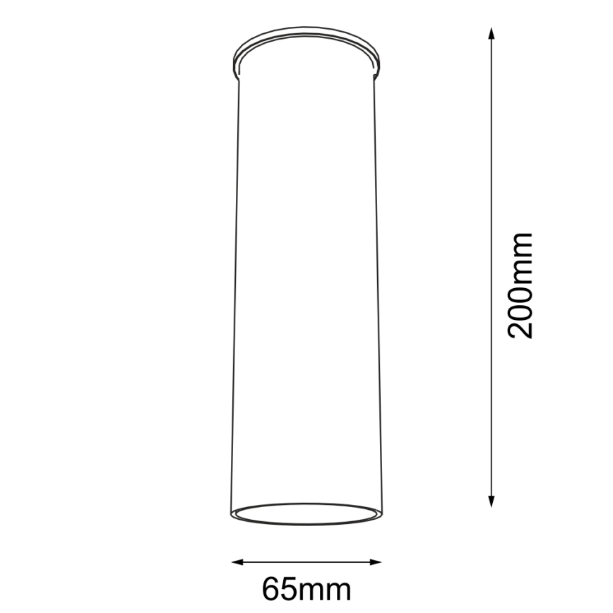 Shilo - Kohtvalgusti 1xGU10/15W/230V 20 cm must