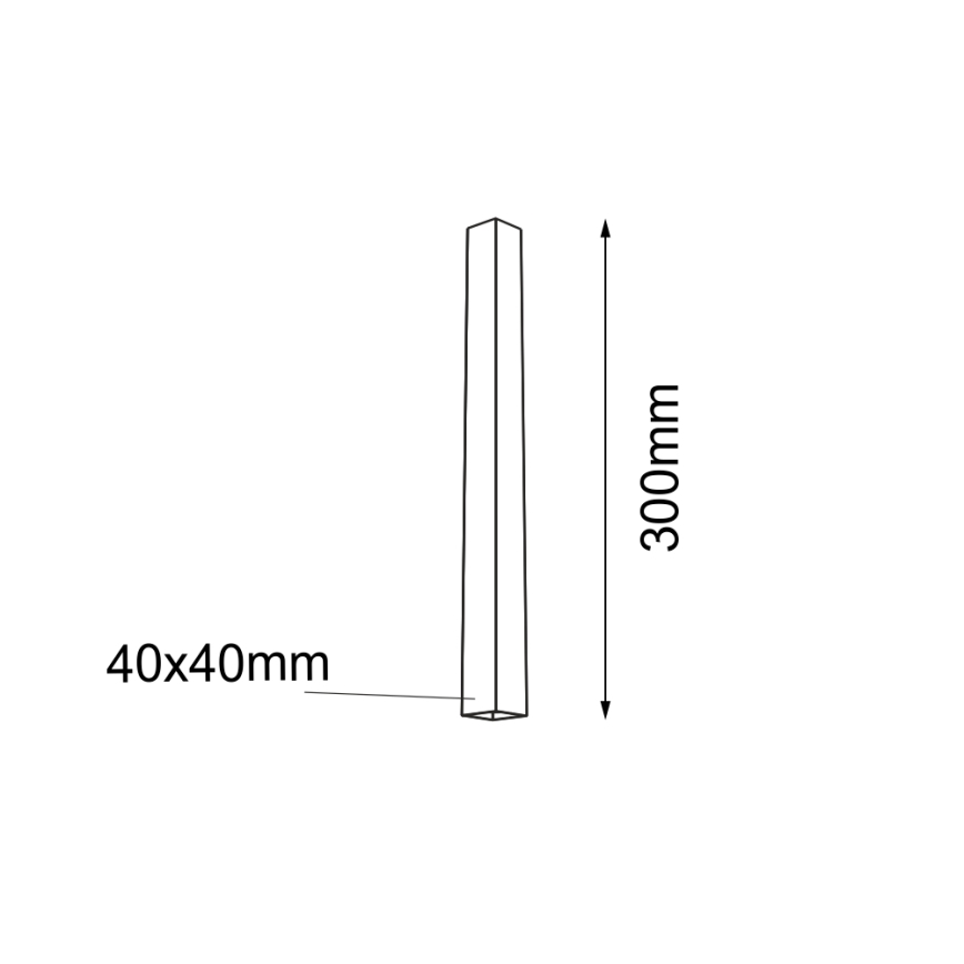 Shilo - Kohtvalgusti 1xGU10/15W/230V must