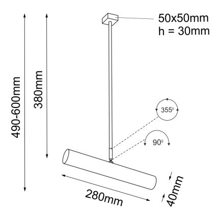 Shilo - Lühter 1xGU10-MR11/15W/230V must