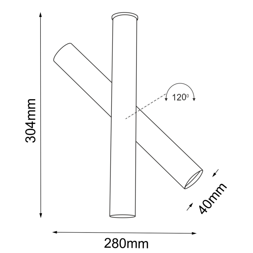 Shilo - Kohtvalgusti 1xGU10-MR11/15W/230V must