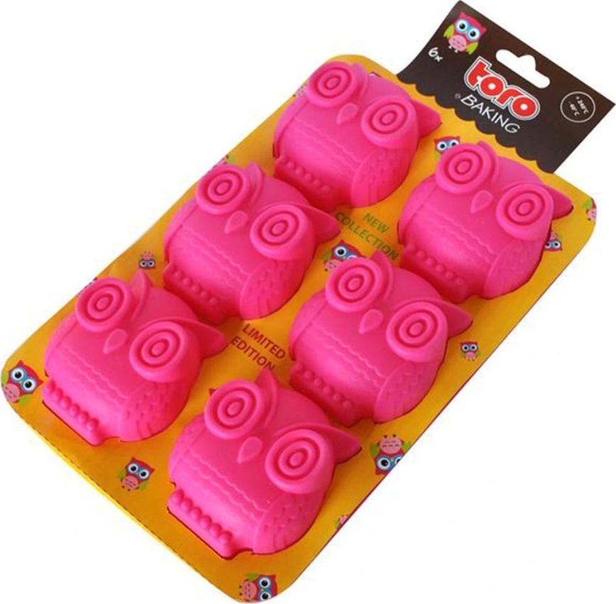 Silikoonist muffinivorm TORO roosa