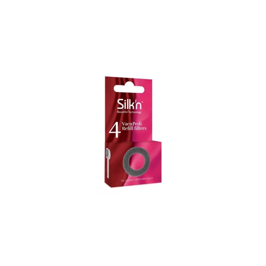 Silk’n - Asendusfiltrid VACUPEDI jalaviilile, 4 tk
