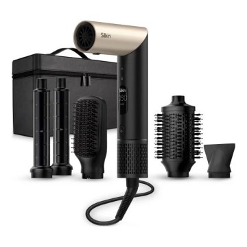 Silk’n - Juukseföön SILKYAIR FLEX 230V must/kuldne