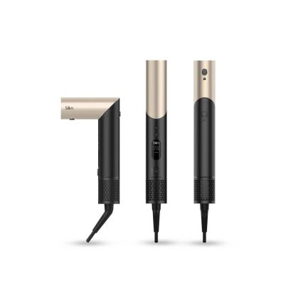 Silk’n - Juukseföön SILKYAIR FLEX 230V must/kuldne