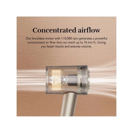 Silk’n - juuksekuivati SILKYAIR PRO 1600W/230V kuldne