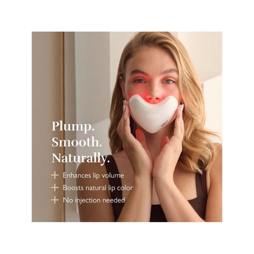 Silk’n - LED-teraapiline huulemask LED/5V 500 mAh beež