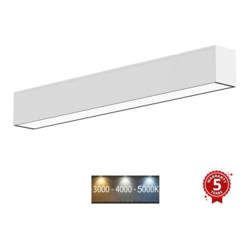 Sinclair - LED Laevalgusti LSM LED/40W/230V 3000K/4000K/5000K 120 cm hõbedane