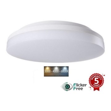 Sinclair - LED Pinnale kinnitatav valgusti LED/30W/230V 3000K/4000K/6000K IP54 33 cm valge