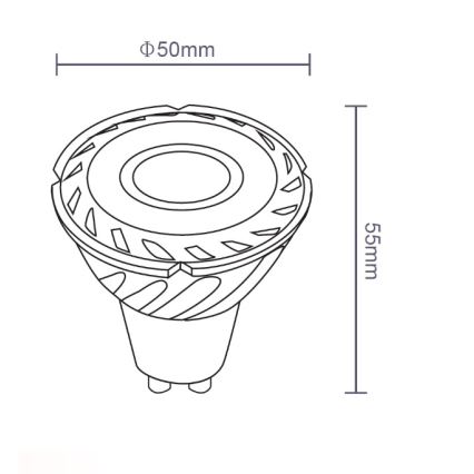 Sinclair - LED Pirn GU10/5W/230V 4000K