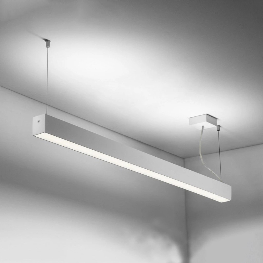 Sinclair - LED Laevalgusti LSM LED/40W/230V 3000K/4000K/5000K 120 cm hõbedane
