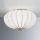 SIRU - Laevalgusti GIOVE 2xE14/40W/230V d. 29 cm matt kroom/valge Veneetsia klaas