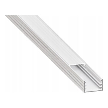 Sisseehitatav profiil LED-ribadele, 1 m, valge