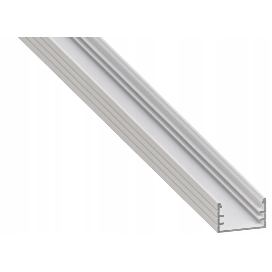 Sisseehitatav profiil LED-ribadele, 1 m, valge