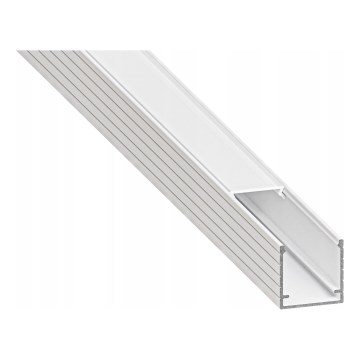 Sisseehitatav profiil LED-ribadele, 1 m, valge