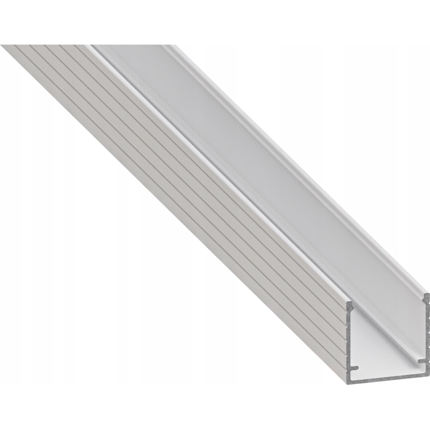Sisseehitatav profiil LED-ribadele, 1 m, valge