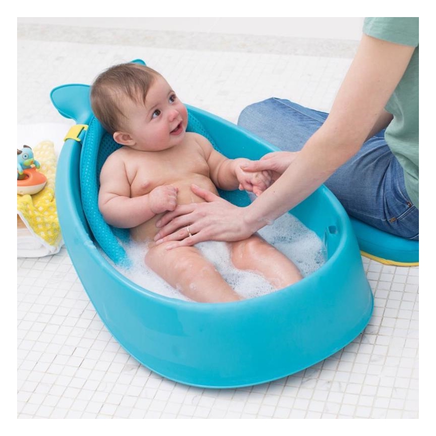 Skip Hop - Beebivann koos ergonoomilise matiga MOBY 3 sinine