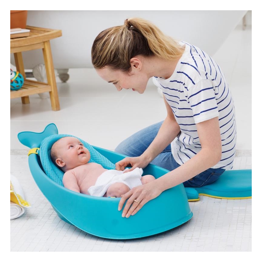 Skip Hop - Beebivann koos ergonoomilise matiga MOBY 3 sinine