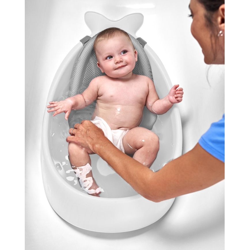 Skip Hop - Beebivann koos ergonoomilise matiga MOBY 3 valge