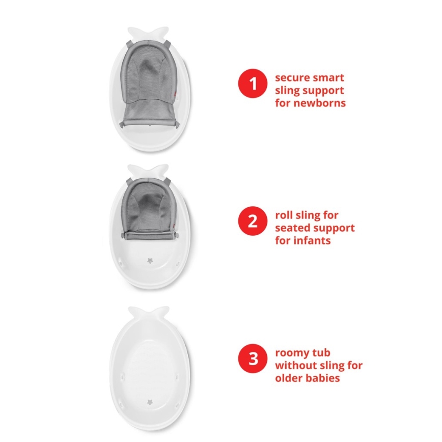 Skip Hop - Beebivann koos ergonoomilise matiga MOBY 3 valge