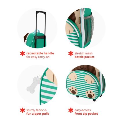 Skip Hop - Laste reisikohver ZOO mops