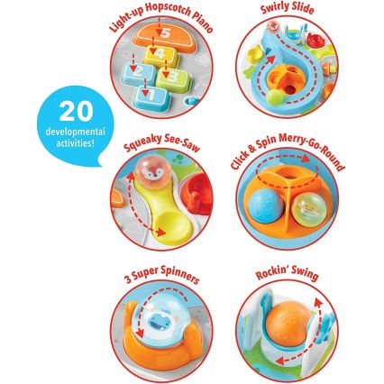 Skip Hop - Laste tegeluslaud EXPLORE&MORE 3xAA