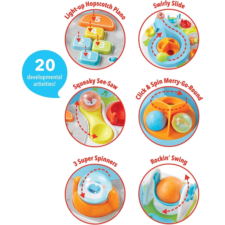 Skip Hop - Laste tegeluslaud EXPLORE&MORE 3xAA