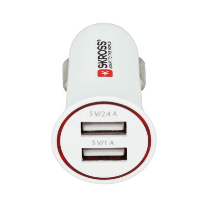 SKROSS - Autolaadija 2xUSB/3400mA/12-24V/5V