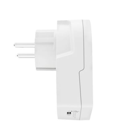 Euroopa reisadapter USB C20PD välismaalastele Tšehhis, USB‑C 20 W, tüüp E/F