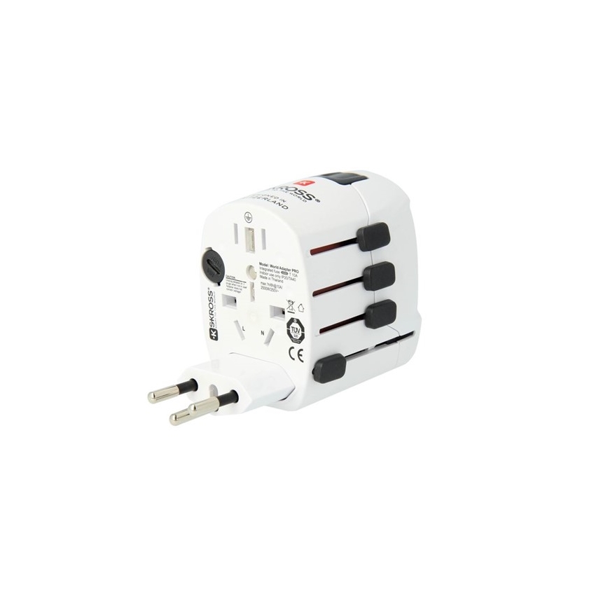 SKROSS - Universaalne reisiadapter 6,3A