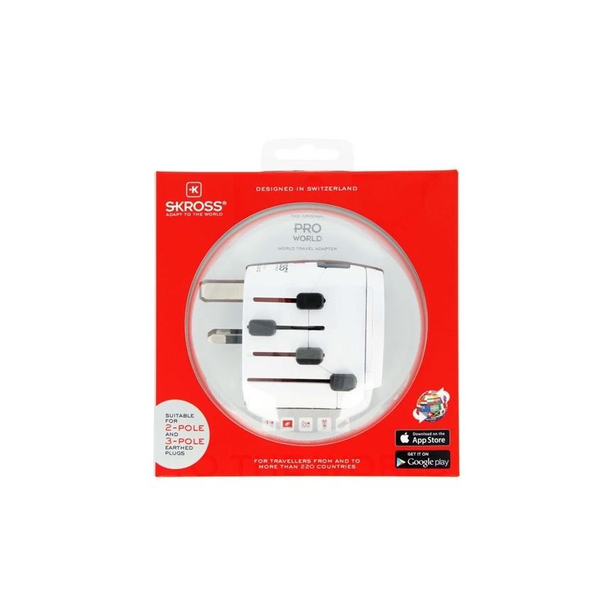 SKROSS - Universaalne reisiadapter 6,3A