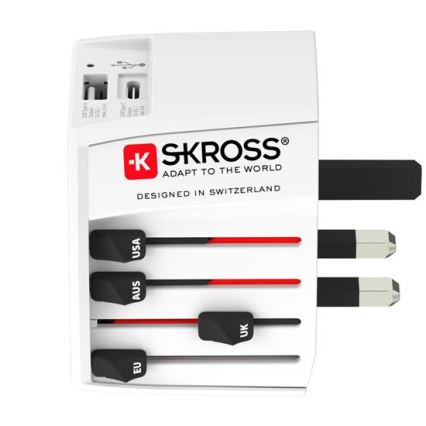 Reisivooluadapter (tüüp M) — sobib Lõuna-Aafrika, Aafrika ja Lähis-Ida jaoks