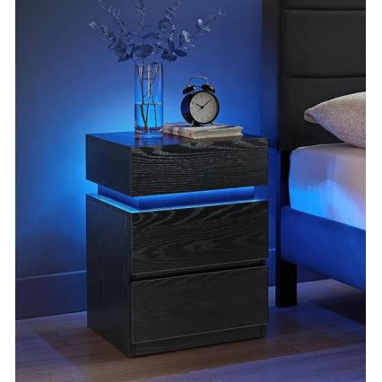 SMARTIE öökapp taustvalgustusega, must